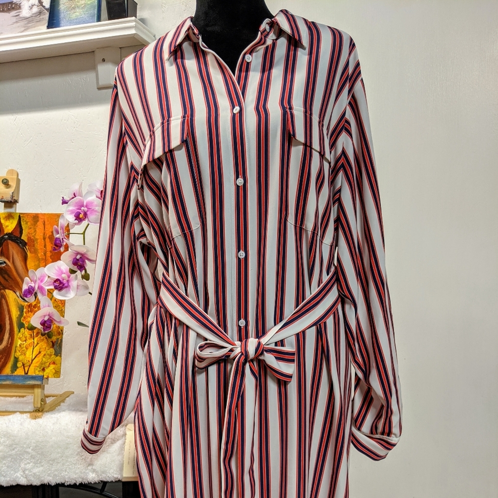 ❤️Madison Curvy Dress. Size 3x. ColorFuschia/Blue❤